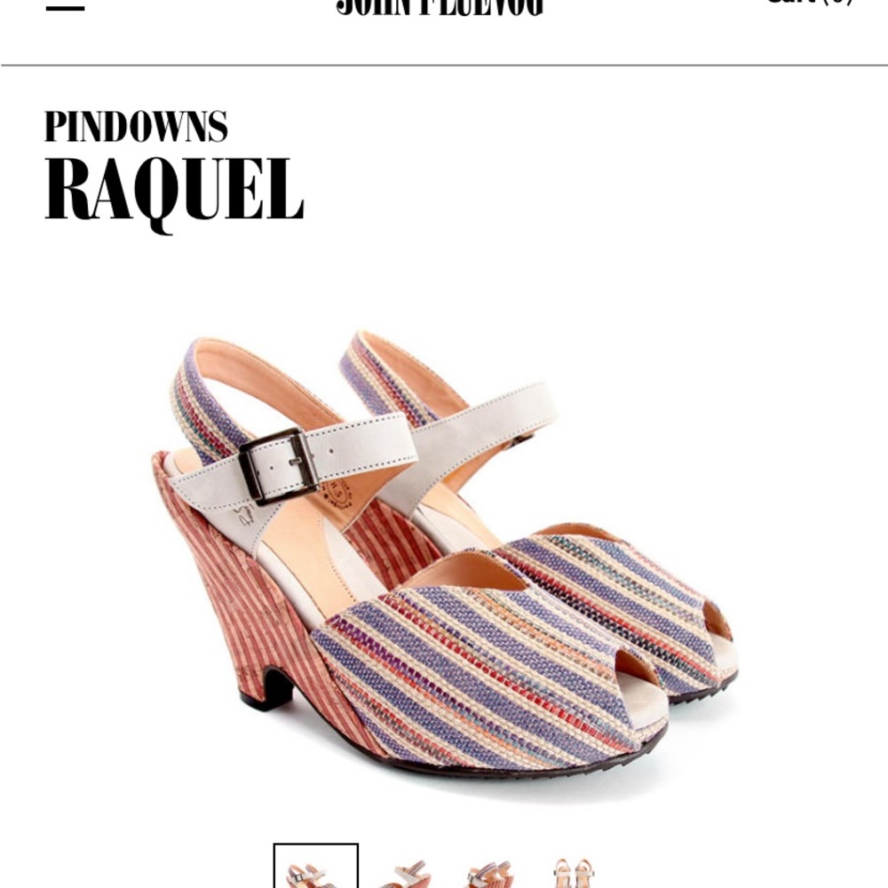 John Fluevog Raquel Pindowns Size 8 - Picture 12 of 12